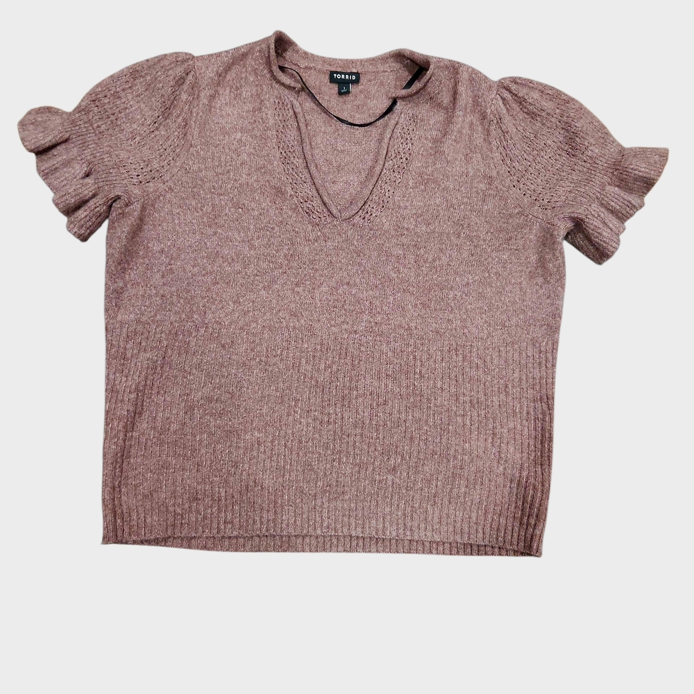 Torrid - Mauve Knit Top